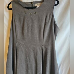 GREEN Sleeveless Dress Jumper Large